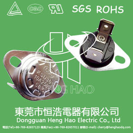 Disc Type Snap Switch Thermostat , Temperature Control KSD Thermal Switch