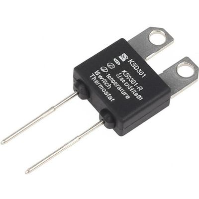 Διακόπτης θερμοκρασίας δράσης KSD301 Bimetal Snap με 100000 κύκλους 250V 16A και εύρος 0-250℃
