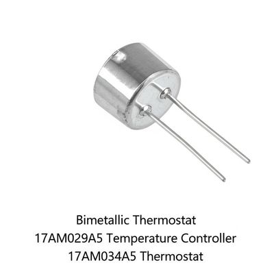 17AM Bimetallic θερμοστάτης με εύρος θερμοκρασίας 0-250 °C κανονικά κλειστό ή ανοιχτό συμπαγές σχεδιασμός για κινητήρες και οικιακές συσκευές