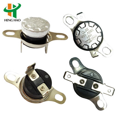 KSD301 H31 Bimetal Thermostat Ρυθμιστής θερμοκρασίας με 100000 κύκλους και εύρος -10~300°C για ανεμιστήρα ψύξης αυτοκινήτων